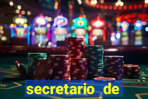 secretario de esporte salario